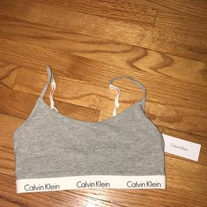 Calvin Klein grey bralette TAKING OFFERS!
